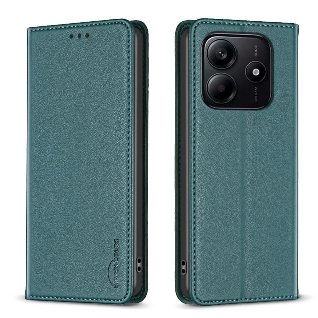 BINFEN COLOR Xiaomi Redmi Note 14 5G Wallet Cover - Green