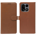 OnePlus 15 5G Wallet Cover 9 Card Slots Stand - Brown — Övrigt