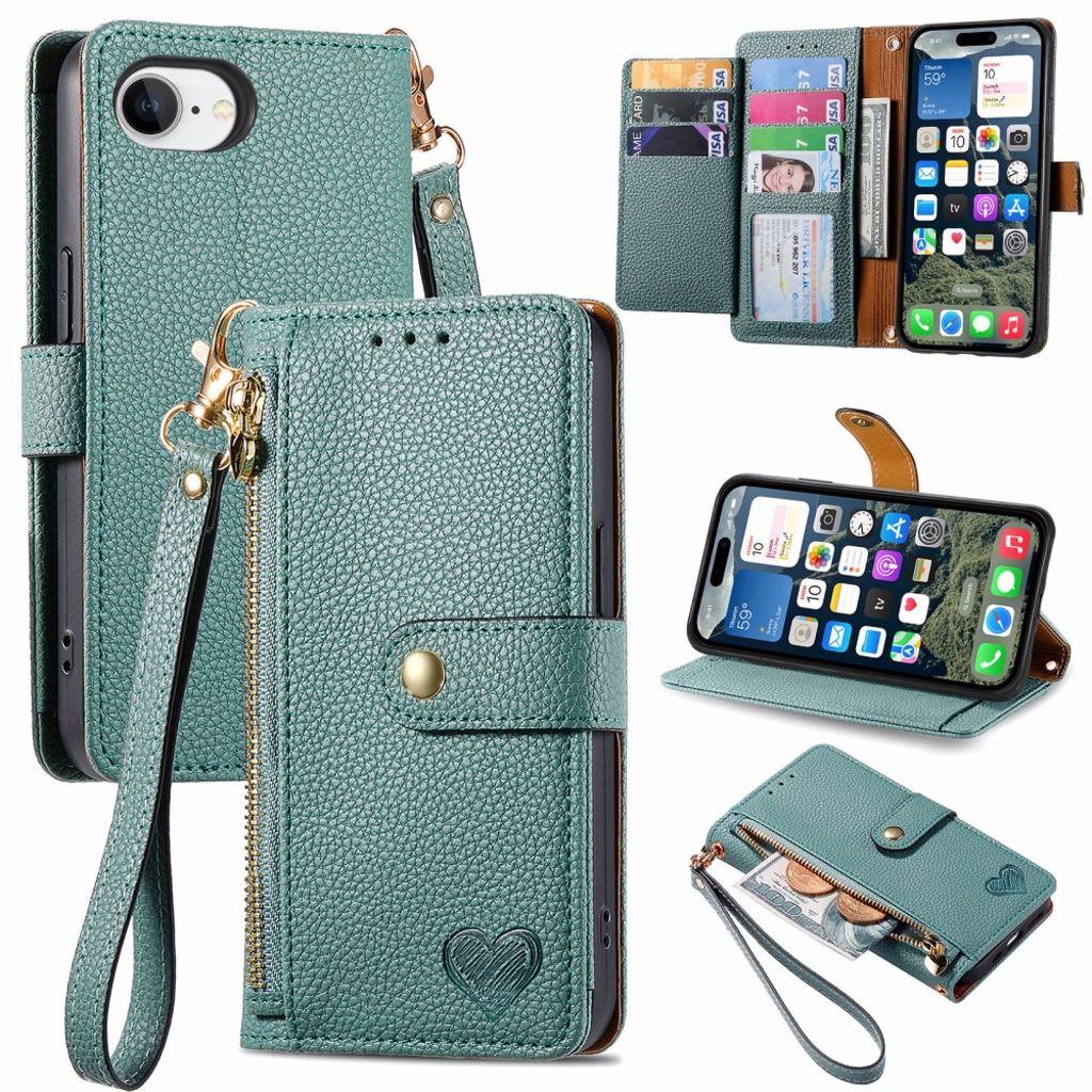 iPhone 17e/16e Wallet Cover - Brown — Övrigt