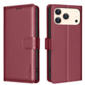 BINFEN COLOR iPhone 18 Pro Max/17 Pro Max Wallet Cover in PU-leather - Red — BINFEN