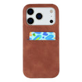 iPhone 18 Pro/17 Pro Case with Card Slot - Brown — Övrigt