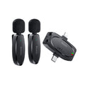 Yesido Wireless MEMS Microphone x 2 with USB-C/Lightning transmitter