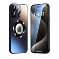 SiGN Magnetic Case iPhone 16 Pro with lens protection and logo view - Black — SiGN