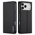 LC.IMEEKE iPhone 17 Pro Max Wallet Cover - Black