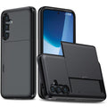Samsung Galaxy S24 FE Case with Card Holder - Black