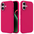 iPhone 17 Silicone Phone Case - Hot pink