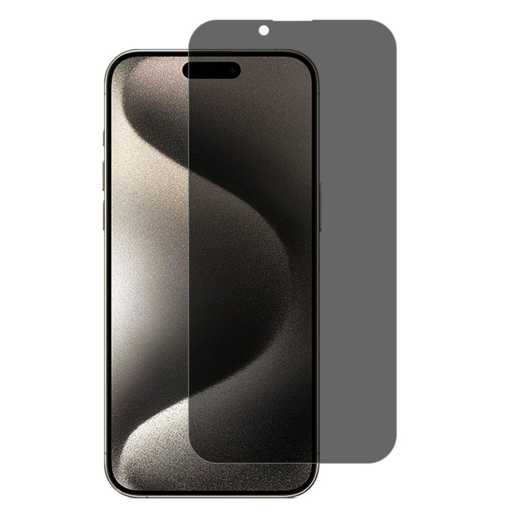iPhone 16 privacy screen protector in tempered glass