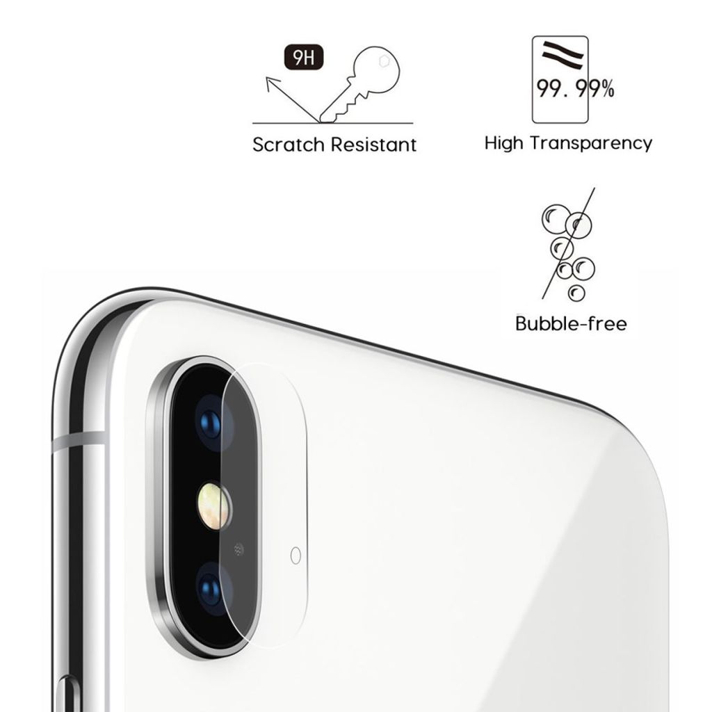 HAT PRINCE iPhone XS/X Camera Lens Protector Tempered Glass 2 pcs