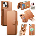 BETOPNICE iPhone 14 Plus MagSafe Case with Detachable Card holder - Brown