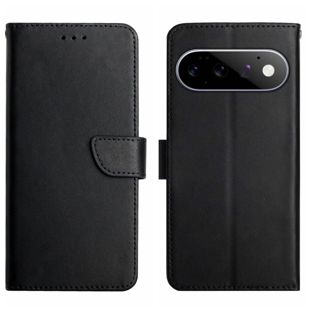 Google Pixel 11 Pro XL Leather Wallet Cover Stand - Black — Google