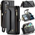 CASEME iPhone 13 mini Wallet Cover RFID Blocking – Black