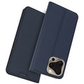 iPhone 16 Pro Max Cover with card slot and a stand - Blue — Övrigt