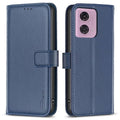BINFEN COLOR Motorola Moto E14 / G04 / G04s / G24 4G Cover with Wallet - Blue — BINFEN