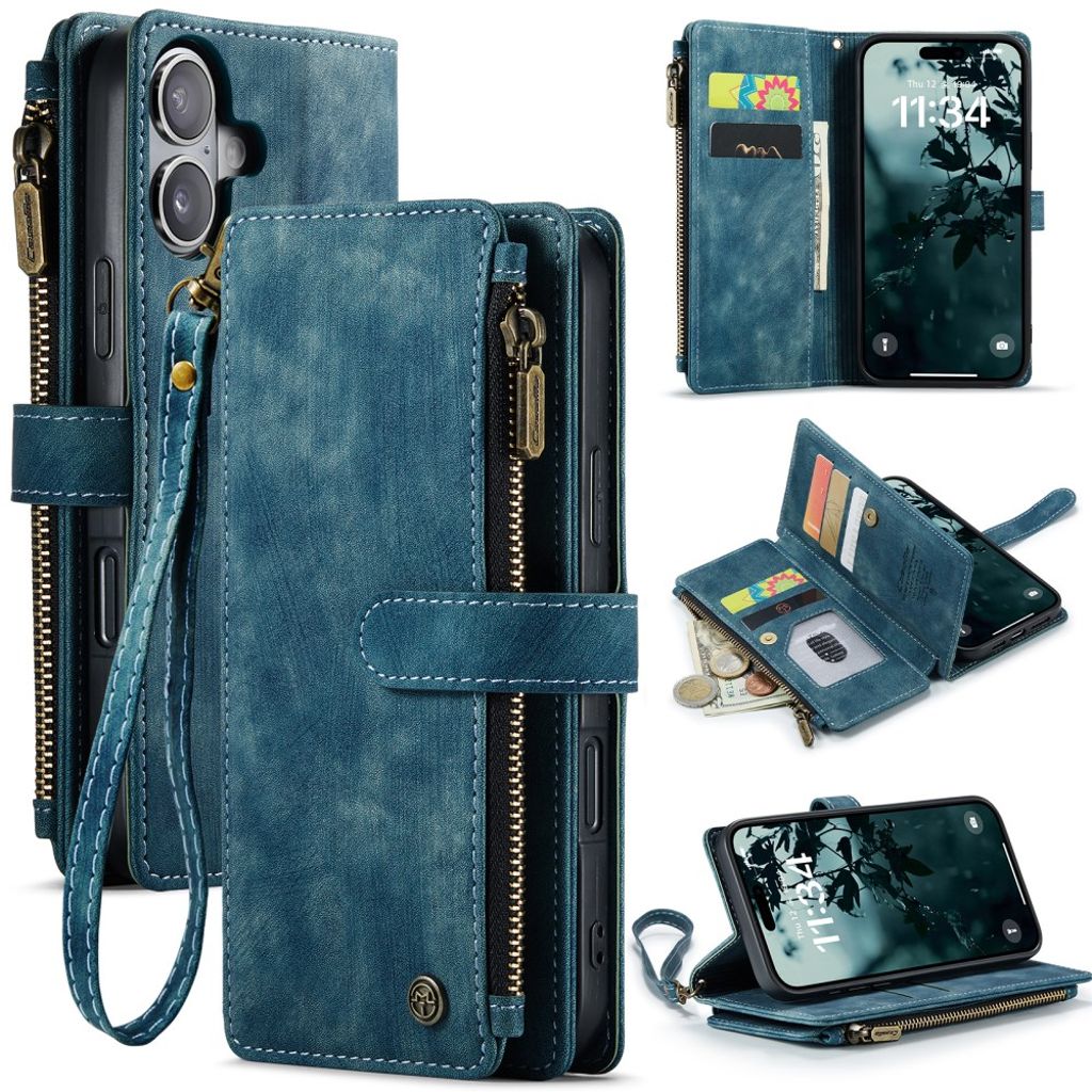 CASEME iPhone 17 Cover with Stand - Blue