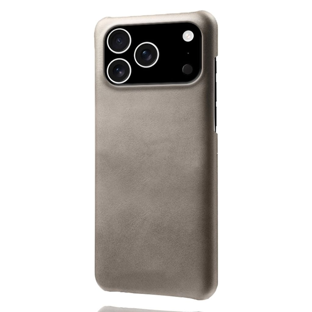 Case in PU Leather iPhone 18 Pro, iPhone 17 Pro - Grey — Övrigt