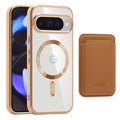 Google Pixel 10 / 10 Pro Case with Wallet - Brown — Google