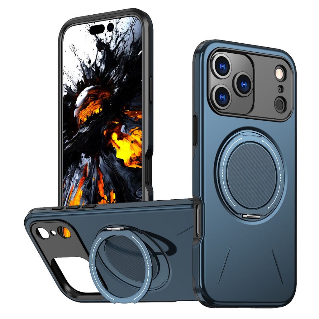 iPhone 17 Pro Max MagSafe Case Kickstand - Blue — Övrigt