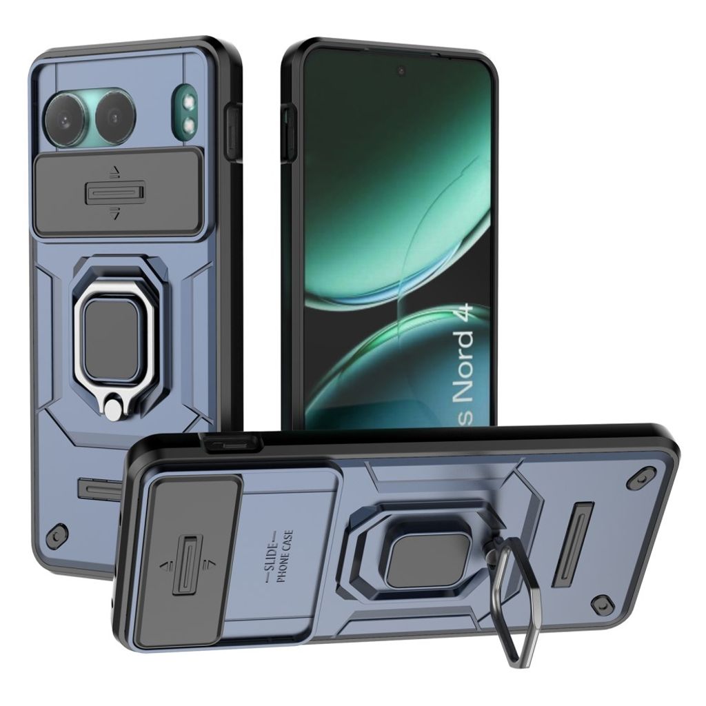 OnePlus Nord 4 case with a stand - Blue