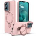 Motorola Moto G06 Power 4G/G06 4G Case Ring Stand MagSafe Compatible - Pink