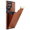 Samsung Galaxy S24 Ultra Card Holder Case - Brown