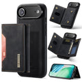 DG.MING iPhone Air Case with Wallet - Black