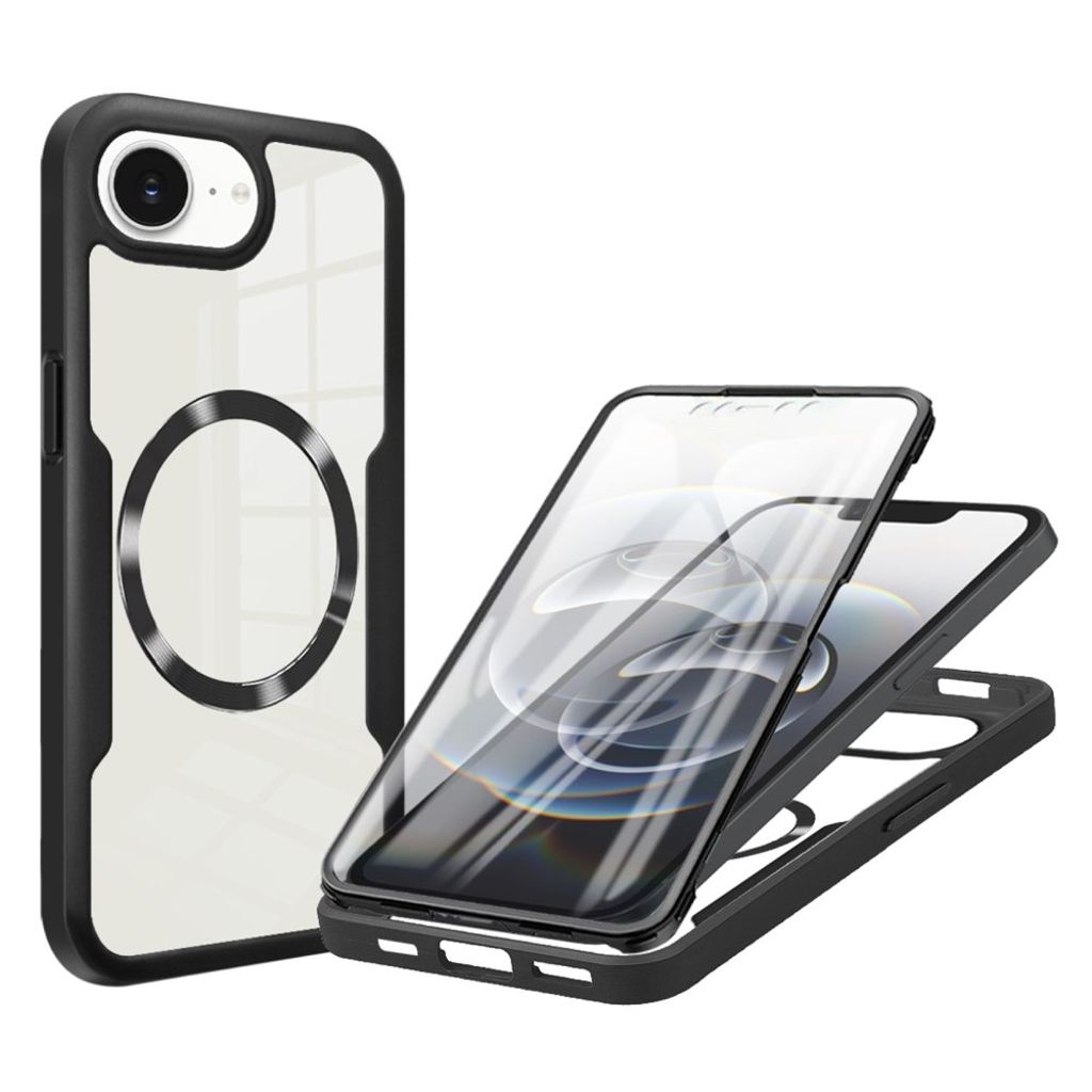 iPhone 17e/16e Case with Cardholder - Black