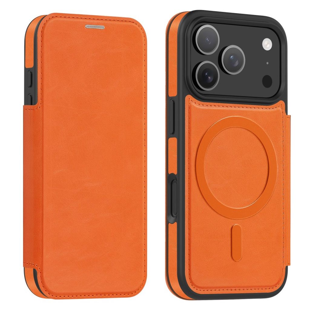 iPhone 18 Pro/17 Pro MagSafe Wallet Cover - Orange — Övrigt