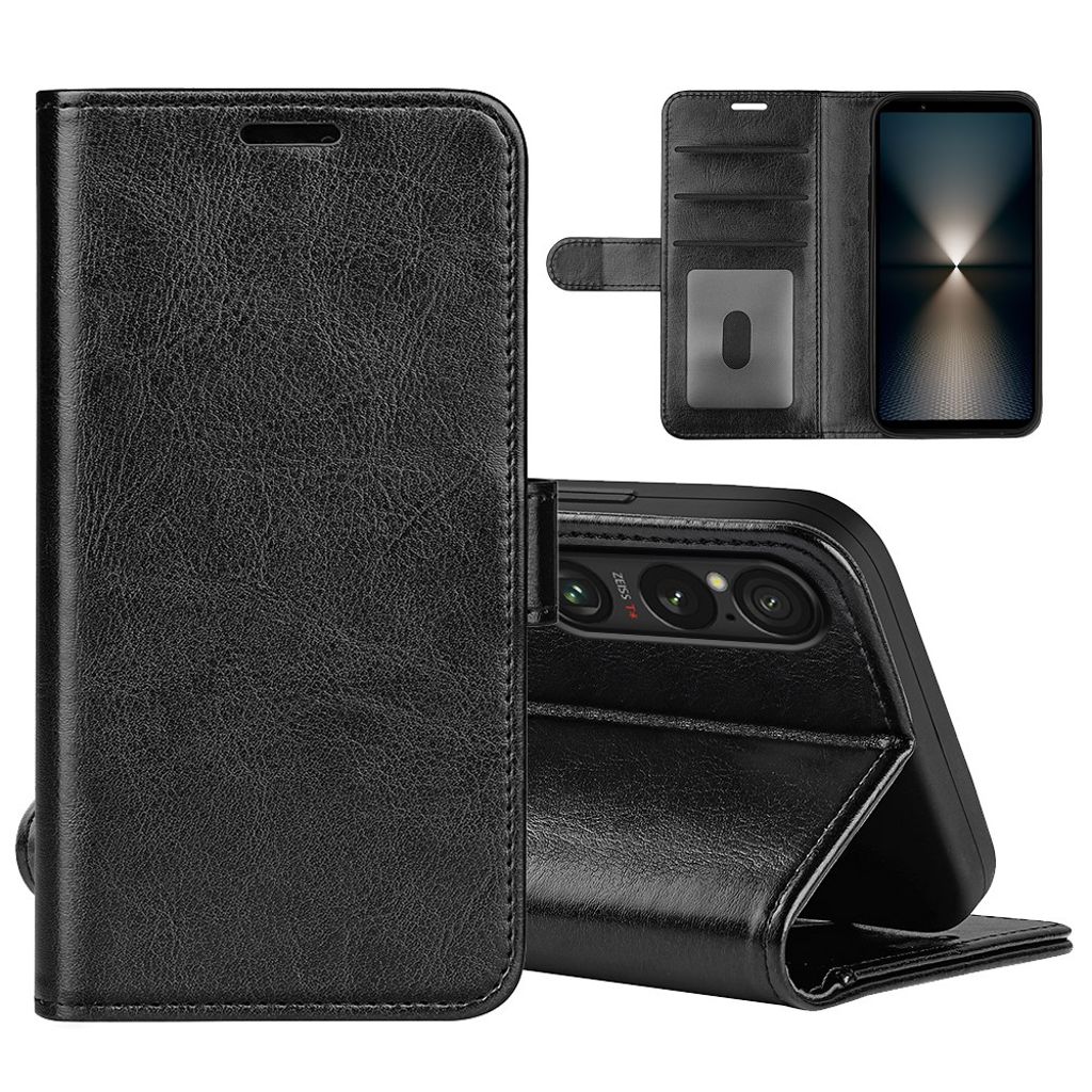 Sony Xperia 1 VII Wallet Cover with Card slots - Black