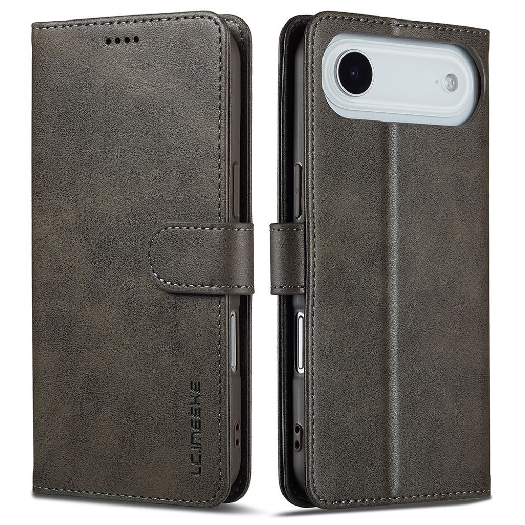 LC.IMEEKE iPhone Air Wallet Cover with Stand - Gray
