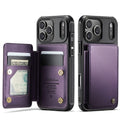 CASEME iPhone 18 Pro Max/17 Pro Max Wallet Case RFID Blocking - Purple — CASEME