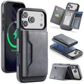 MAGKING iPhone 18 Pro Max/17 Pro Max MagSafe Case with Removable Wallet - Grey — MAGKING