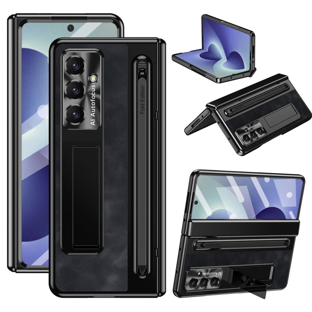 Samsung Galaxy Z Fold8 Ultra Case with Tempered Glass Screen Protector & Stylus - Black — Samsung