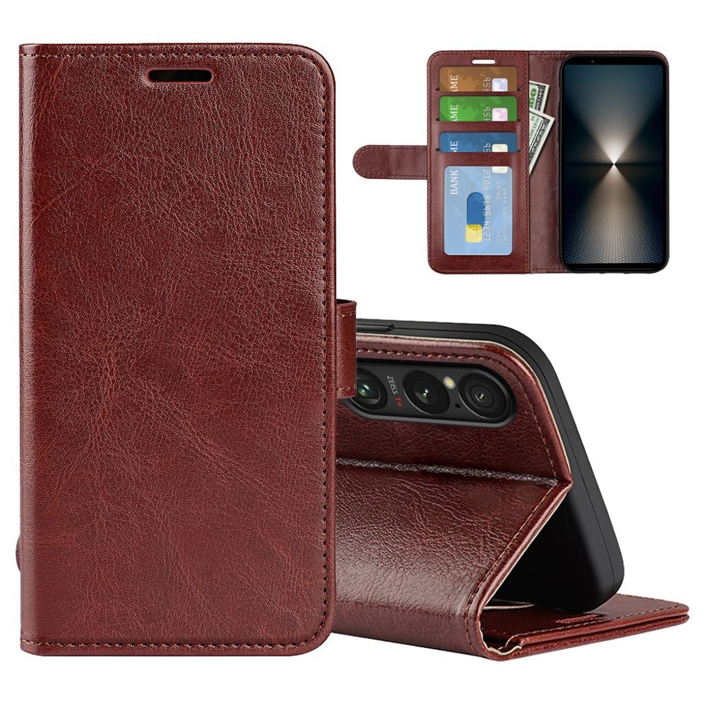 Sony Xperia 1 VII Wallet Cover with Card slots - Brown