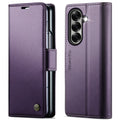 CASEME Samsung Galaxy Z Fold8 Ultra Wallet Cover RFID Blocking - Purple — CASEME