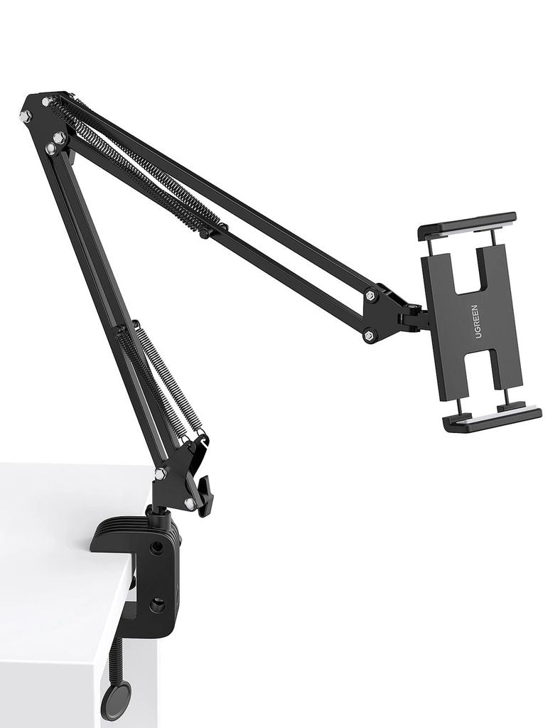 Ugreen Phone holder with folding arm for table/desk - Black / gray