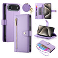iPhone Air Wallet Cover with Strap - Purple