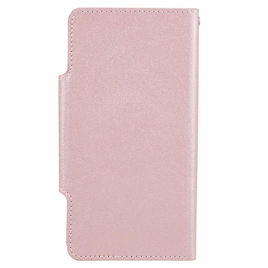 iPhone 13 cover with stand and card holder - Rose gold — Övrigt