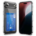 iPhone Air Case with card holder - Transparent