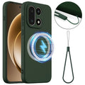 OnePlus 15 5G MagSafe Compatible Silicone Case – Dark Green