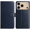 iPhone 18 Pro Max/17 Pro Max Wallet Cover PU-leather - Dark Blue — Övrigt