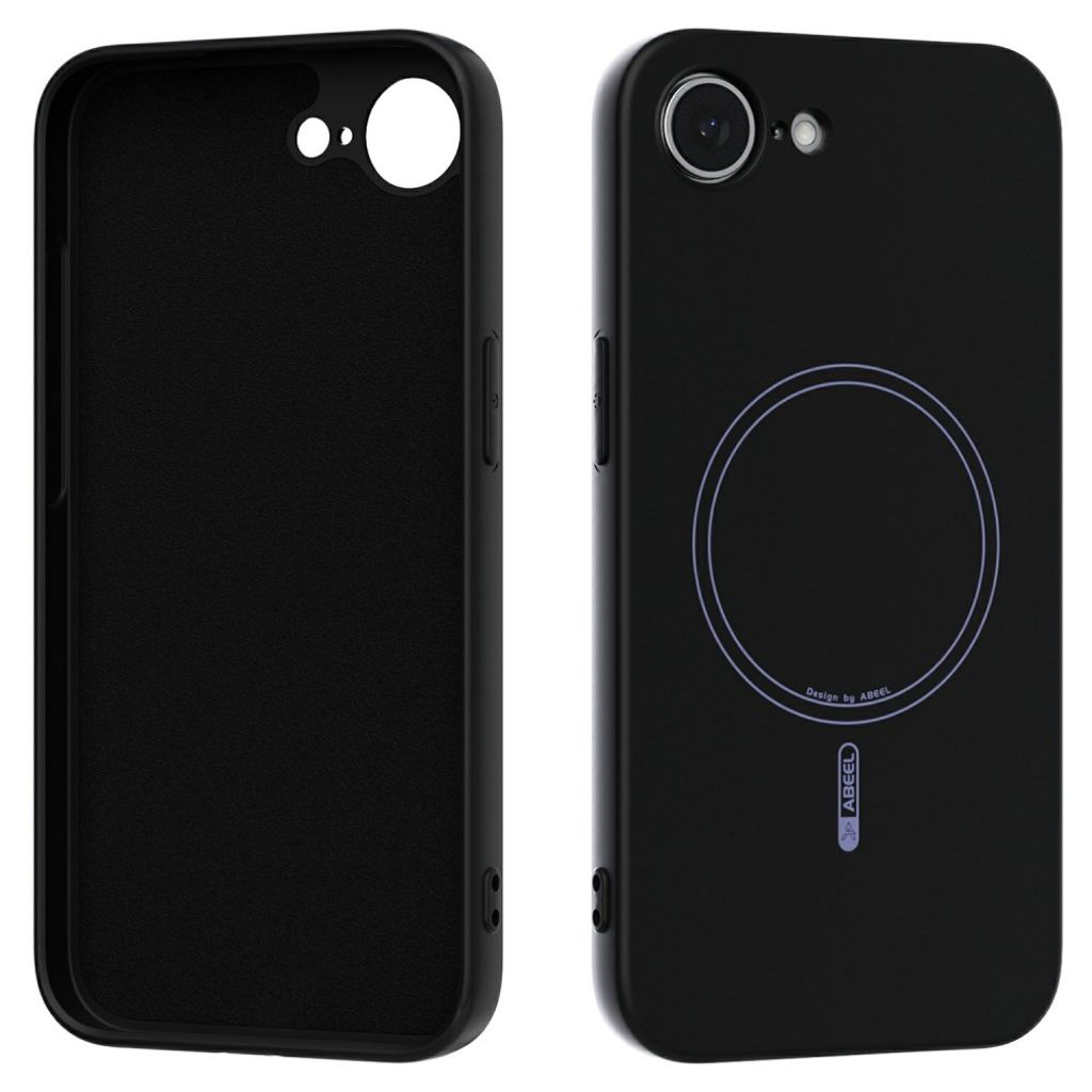 ABEEL iPhone 17e/16e Silicone Case MagSafe - Black — ABEEL