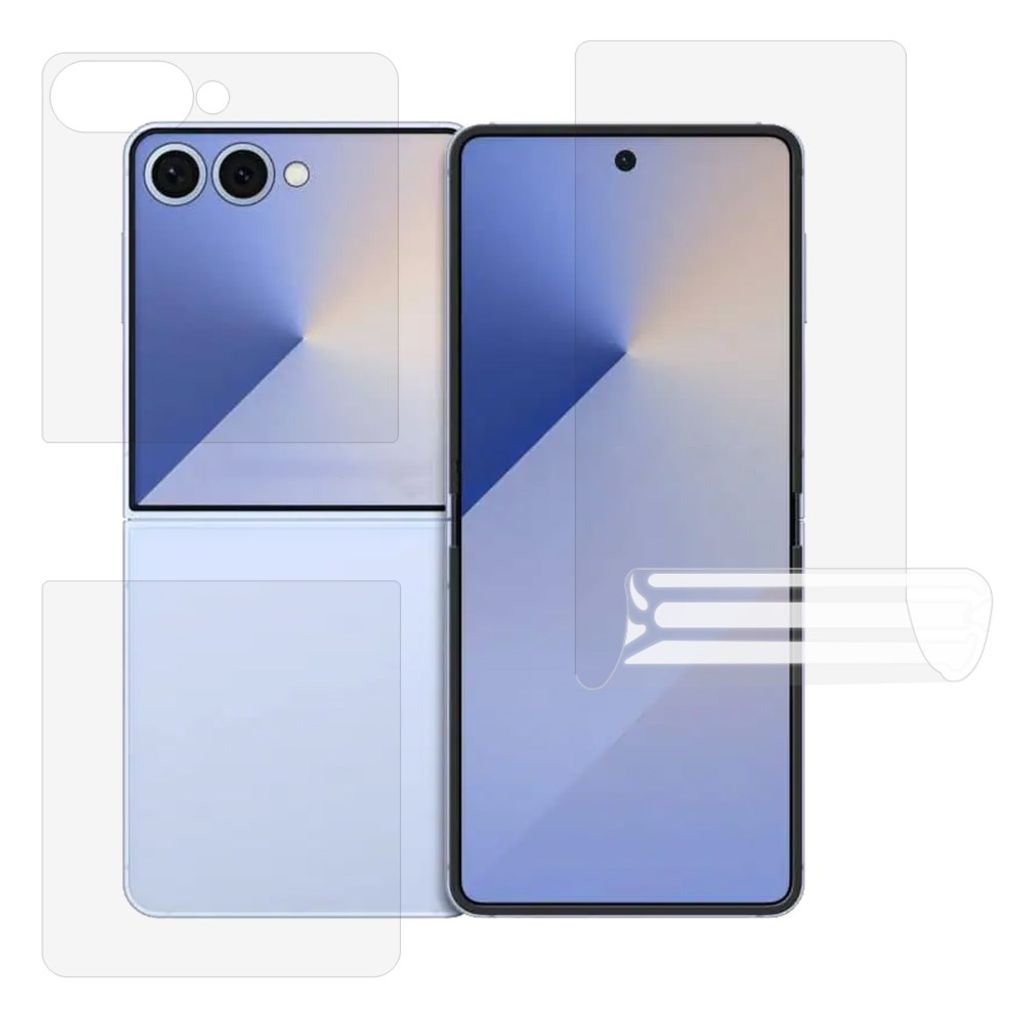 Samsung Galaxy Z Flip8 Screen Protector Set 3-pack Front + Back — Samsung