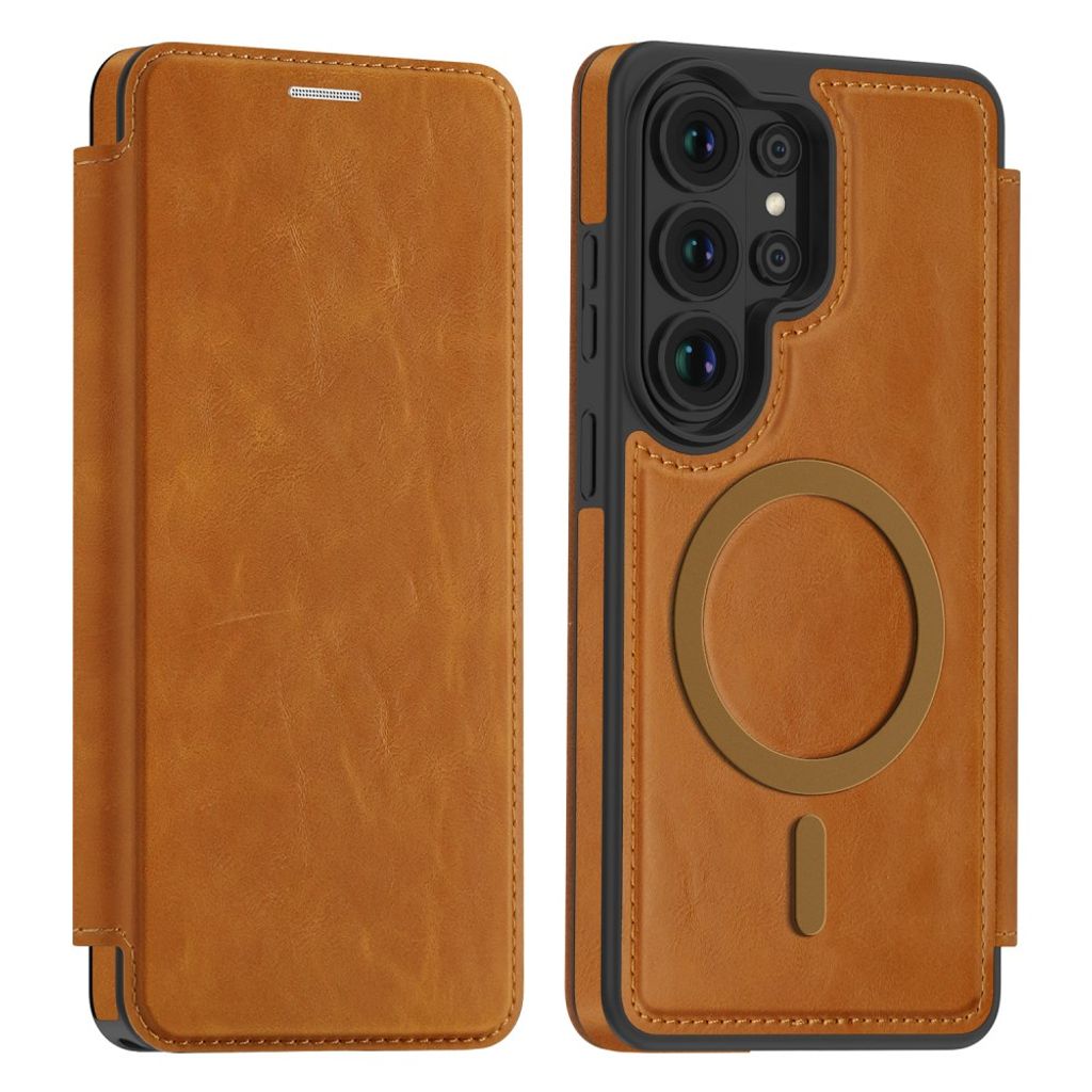 Samsung Galaxy S26 Ultra MagSafe Wallet Cover - Brown — Samsung