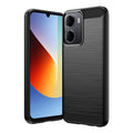 Xiaomi Redmi A7 Pro Case Brush Carbon Fiber Texture - Black