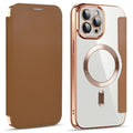 iPhone 11 Pro Max Wallet Cover MagSafe RFID Blocking – Brown