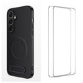 Samsung Galaxy S26 FE MagSafe Case with Stand & 2 Screen Protectors – Black — Samsung