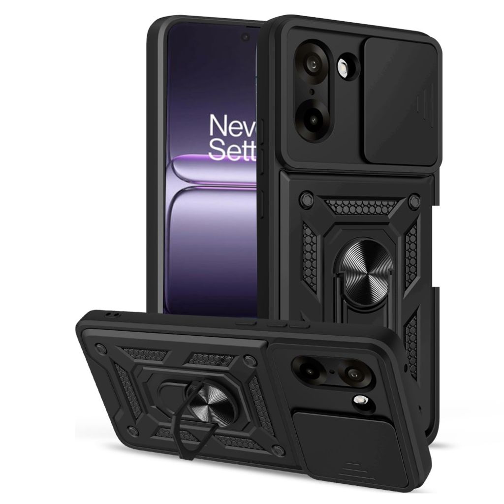 OnePlus Nord CE5 5G Case with Stand - Black — Övrigt