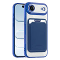 iPhone 17 Air MagSafe Case Detachable Card Holder - Blue