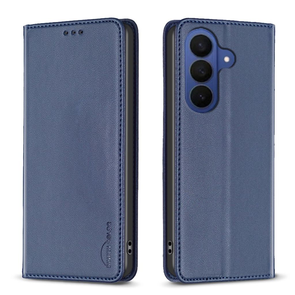 BINFEN COLOR Samsung Galaxy A57 5G Wallet Cover Card Slots Stand - Blue