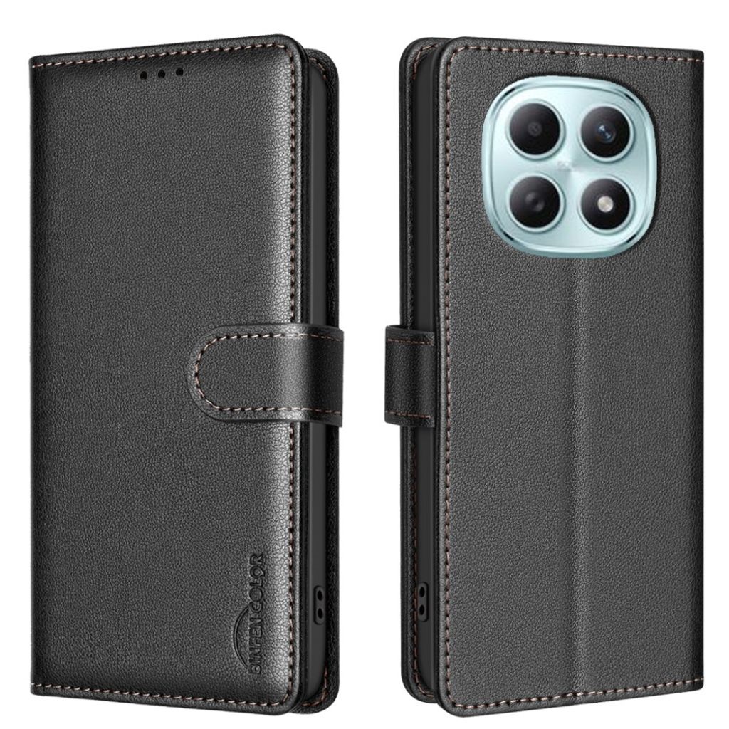 BINFEN COLOR Xiaomi Redmi Note 15 Wallet Cover RFID Blocking - Black